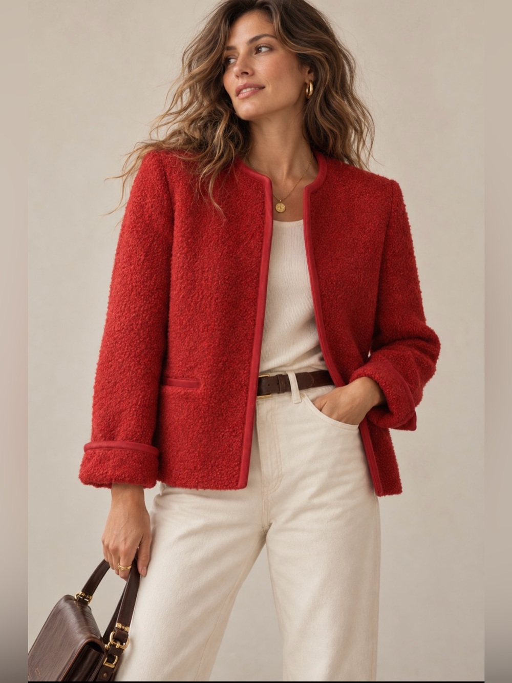Jones New York lined wool blazer